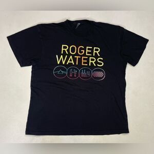 Roger Waters Graphic T-shirt Women Large Black Short Sleeve Music
